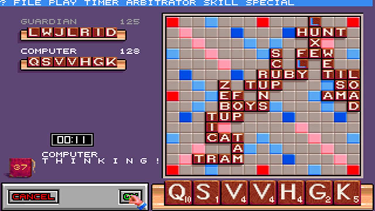 Scrabble (video game) PC MSDOS