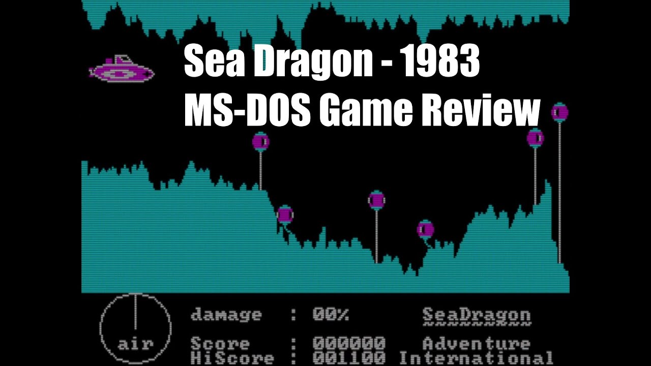 Sea Dragon (video game) PC MSDOS