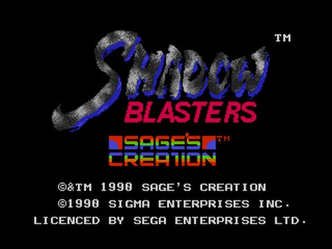 Shadow Blasters MEGADRIVE