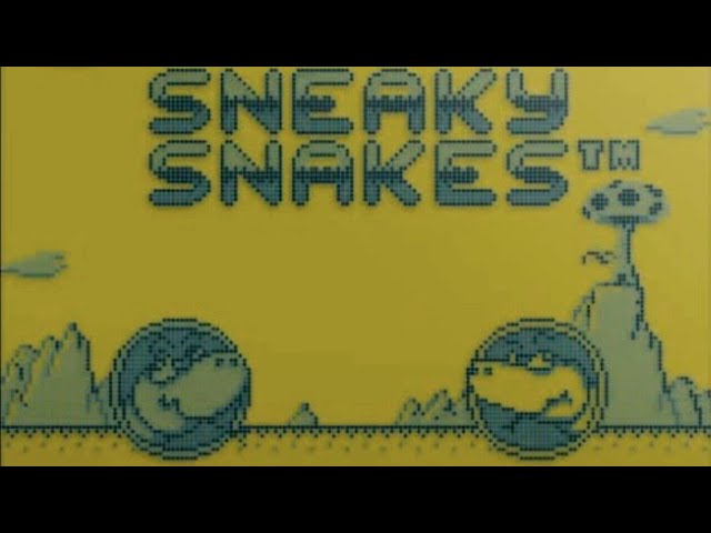 Sneaky Snakes gameboy