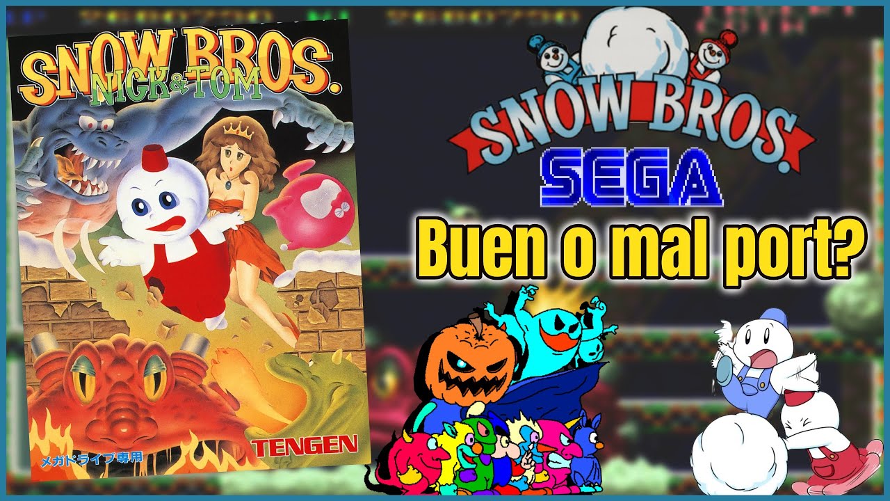Snow Bros. MEGADRIVE