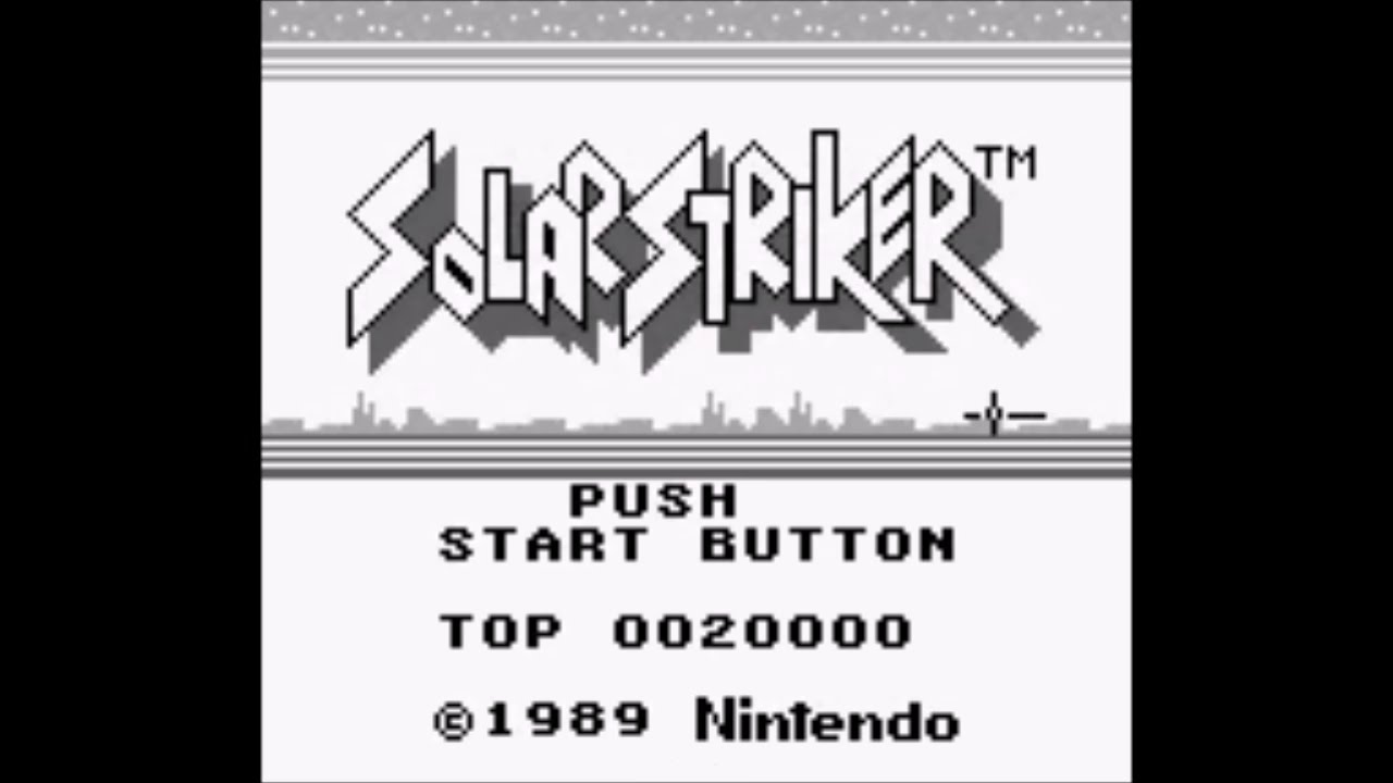 Solar Striker gameboy