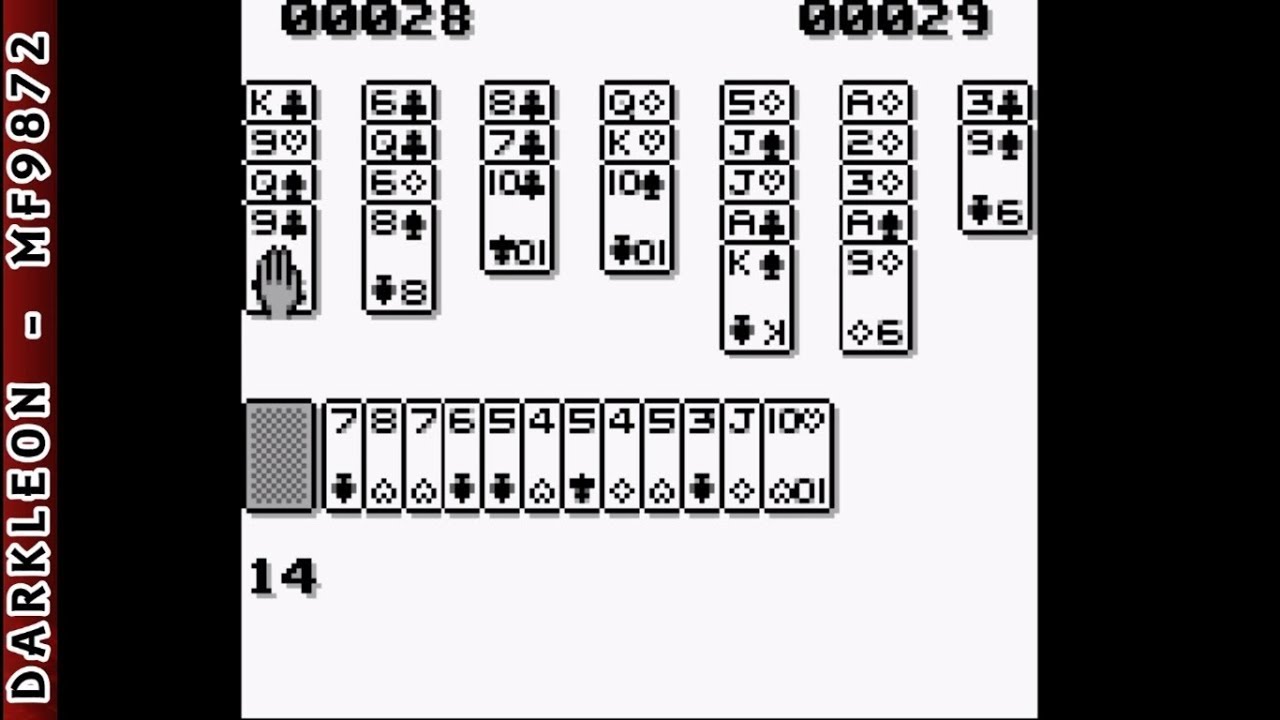 Solitaire FunPak gameboy