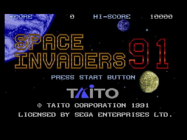 Space Invaders 91NA" MEGADRIVE