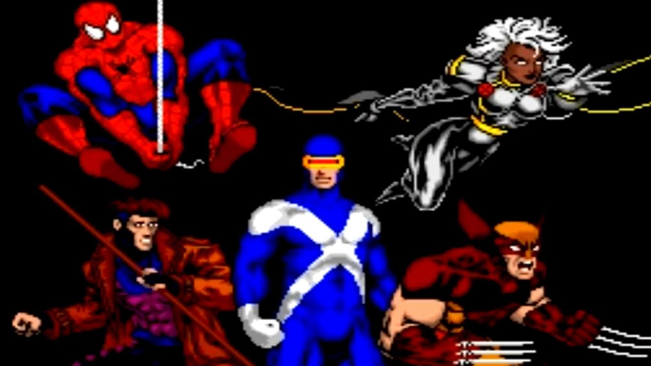 Spider-Man and the X-Men in Arcade's Revenge gameboy