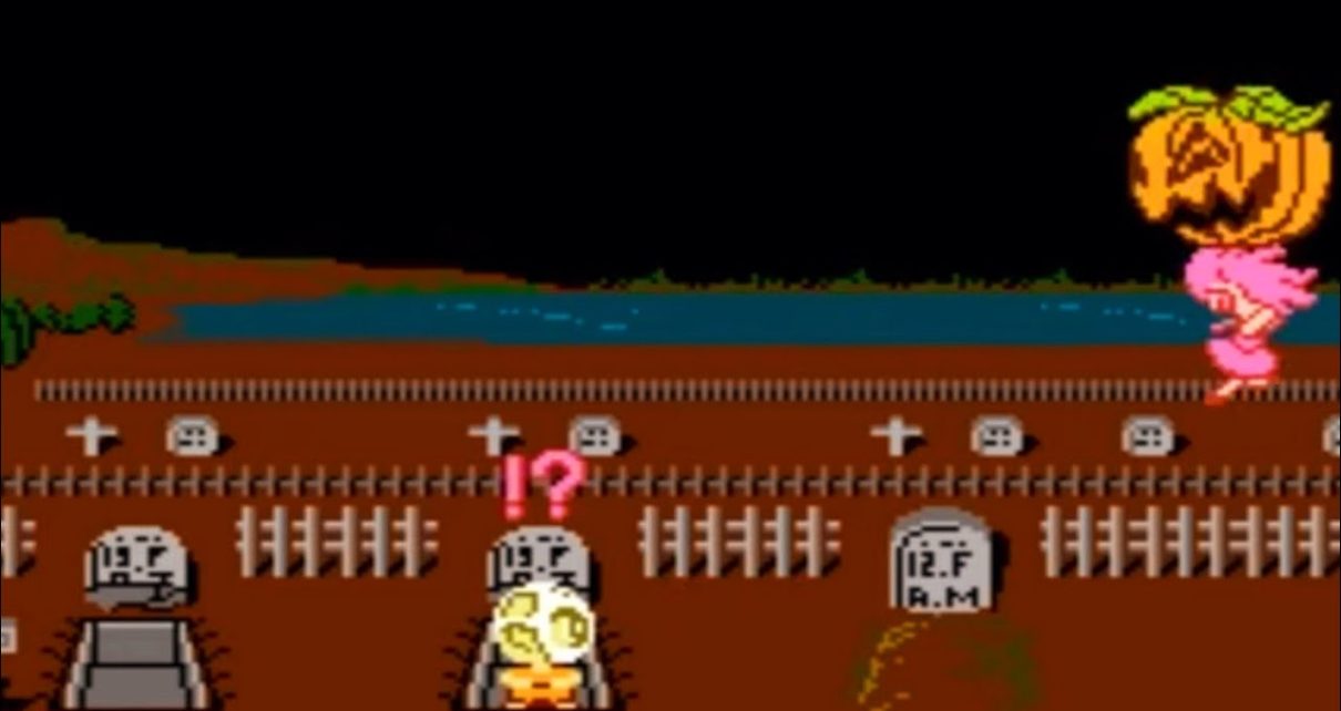 Splatterhouse: Wanpaku Graffiti NINTENDO NES