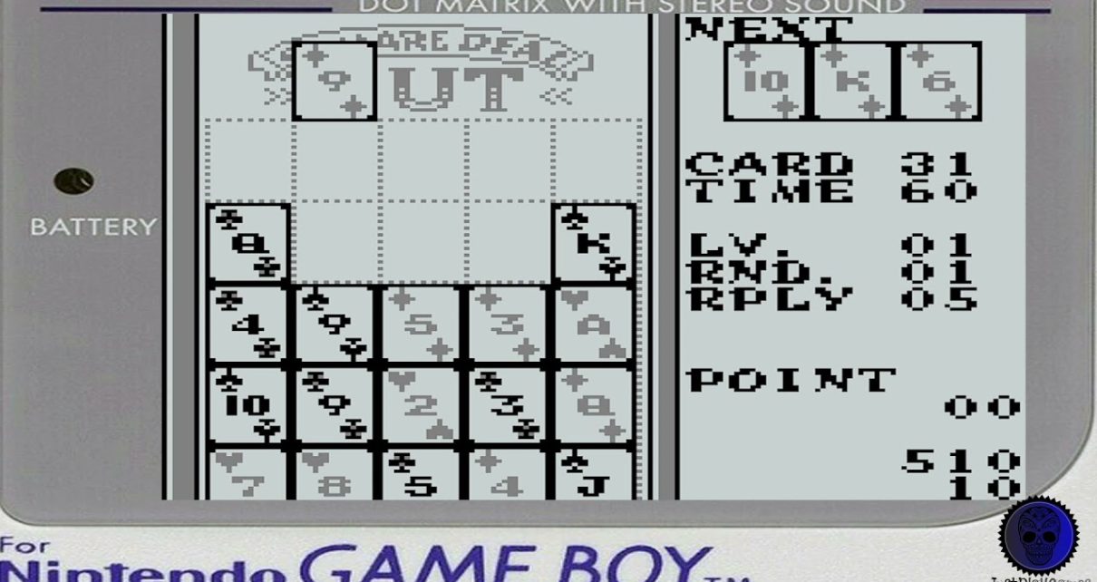 "Square Deal: The Game of Two Dimensional Poker gameboy