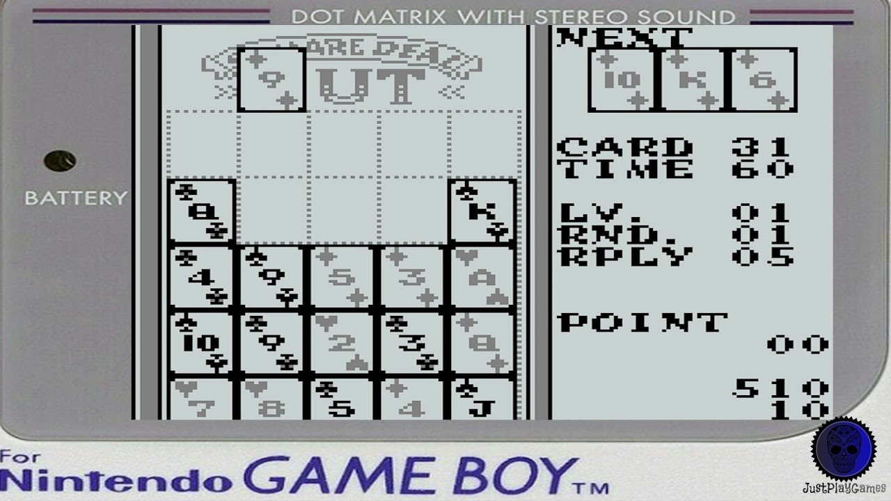 "Square Deal: The Game of Two Dimensional Poker gameboy