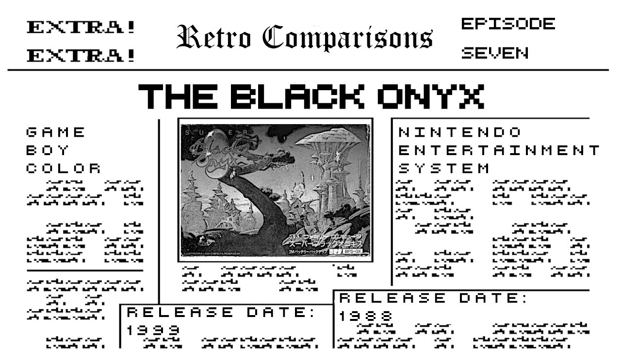 Super Black Onyx NINTENDO NES