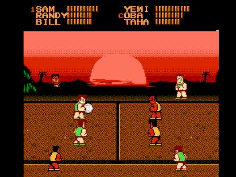 "Super Dodge Ball NINTENDO NES