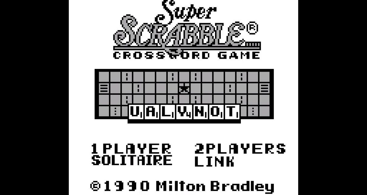 Super Scrabble gameboy