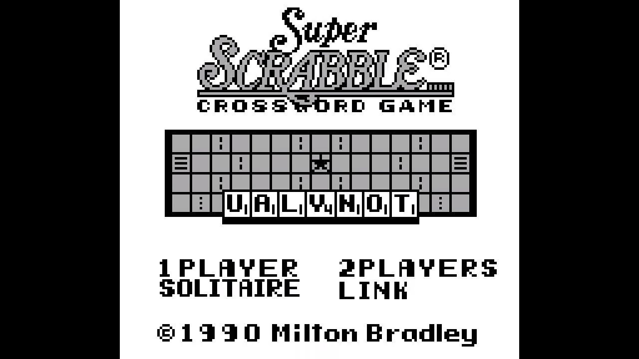 Super Scrabble gameboy