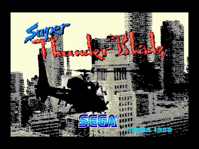 Super Thunder Blade MEGADRIVE