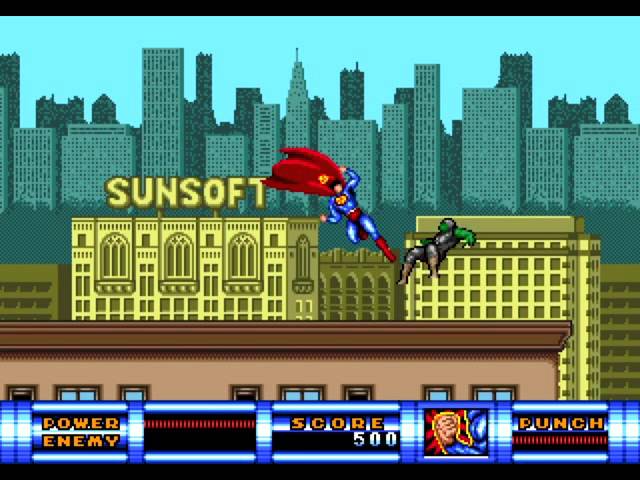 "Superman MEGADRIVE