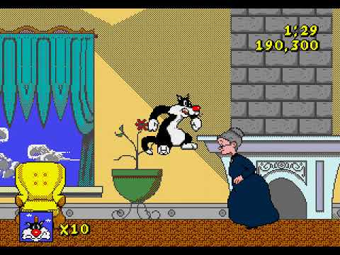 Sylvester and Tweety in Cagey Capers MEGADRIVE