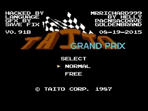 Taito Grand Prix: Eikou heno License NINTENDO NES