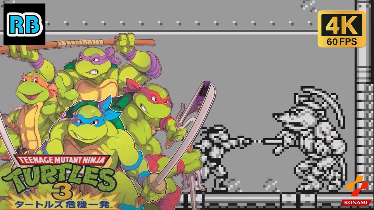 Teenage Mutant Ninja Turtles 3: Turtles Kiki Ippatsu JP gameboy