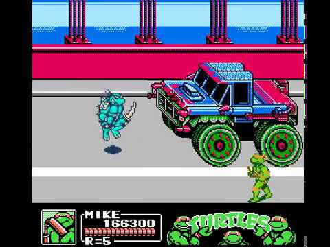 Teenage Mutant Ninja Turtles II: The Manhattan Project JAPAN" NINTENDO NES