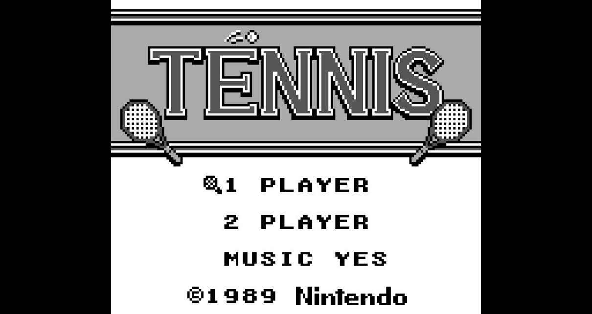 Tennis gameboy