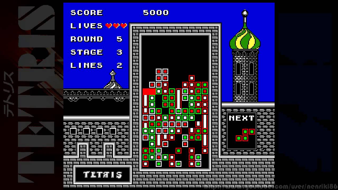 Tetris Flash JAPAN" NINTENDO NES