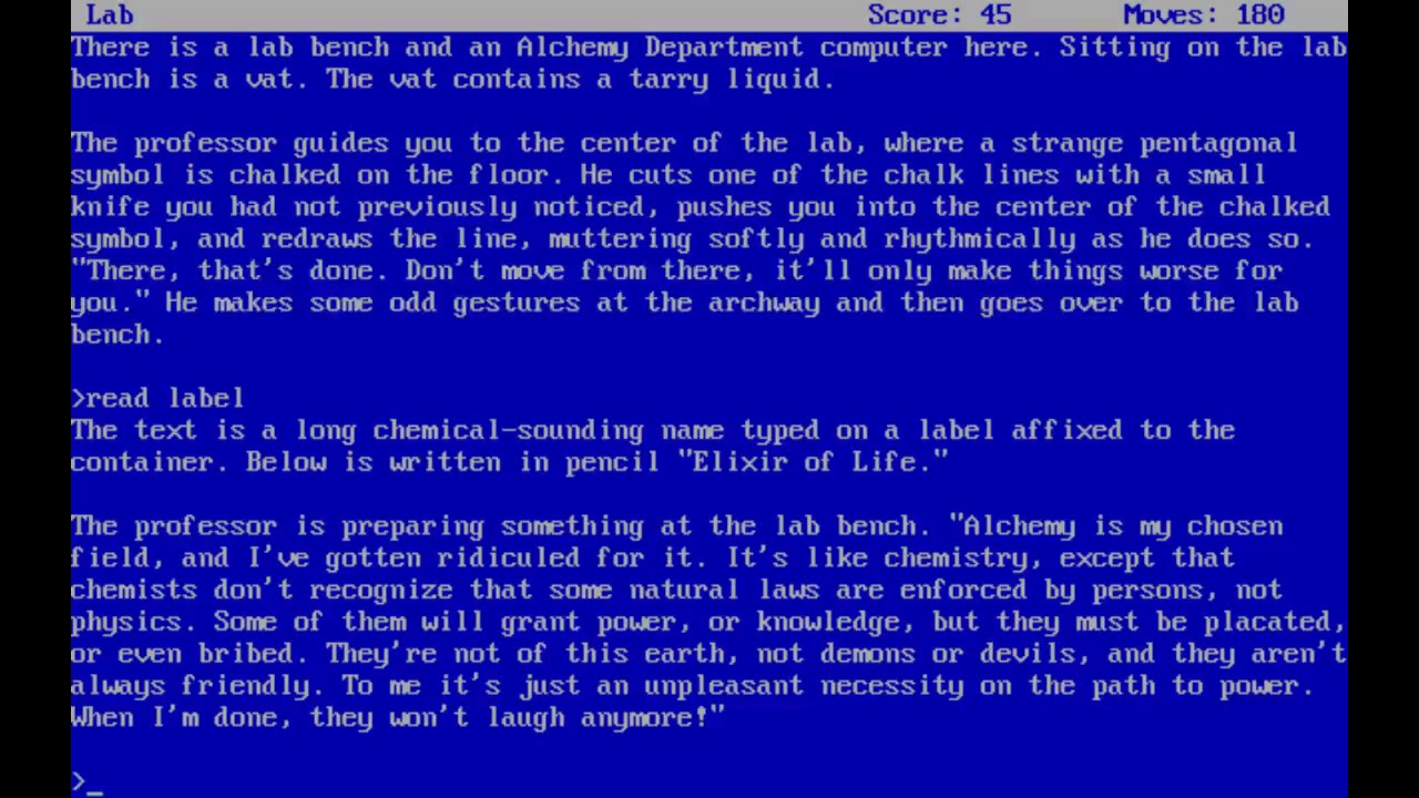 The Lurking Horror PC MSDOS