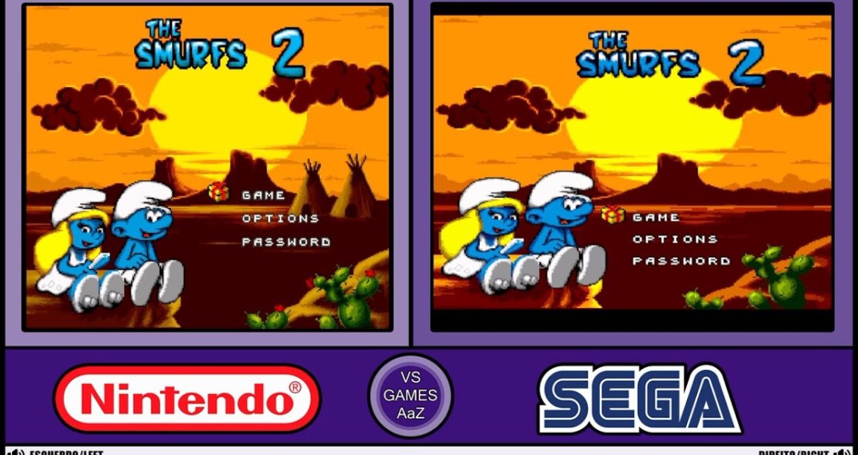 The Smurfs: Tour of the World MEGADRIVE