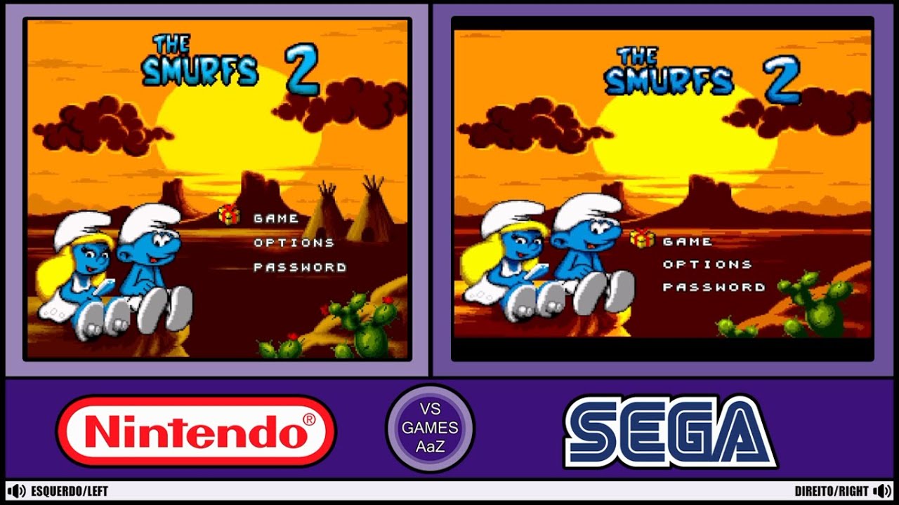 The Smurfs: Tour of the World MEGADRIVE