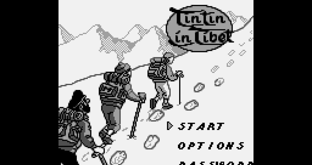 Tintin in Tibet gameboy