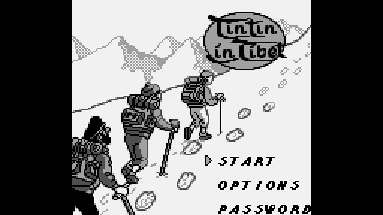 Tintin in Tibet gameboy