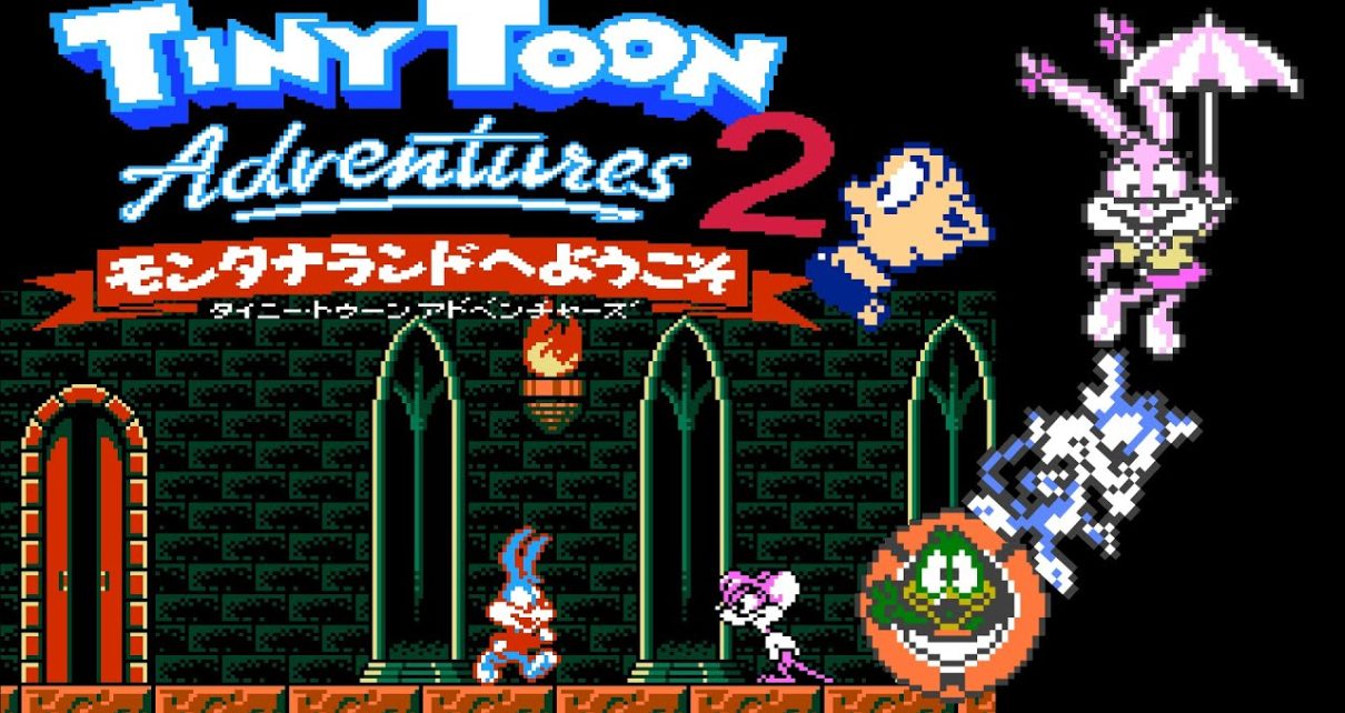 Tiny Toon Adventures 2: Montana Land e Yōkoso JAPAN" NINTENDO NES