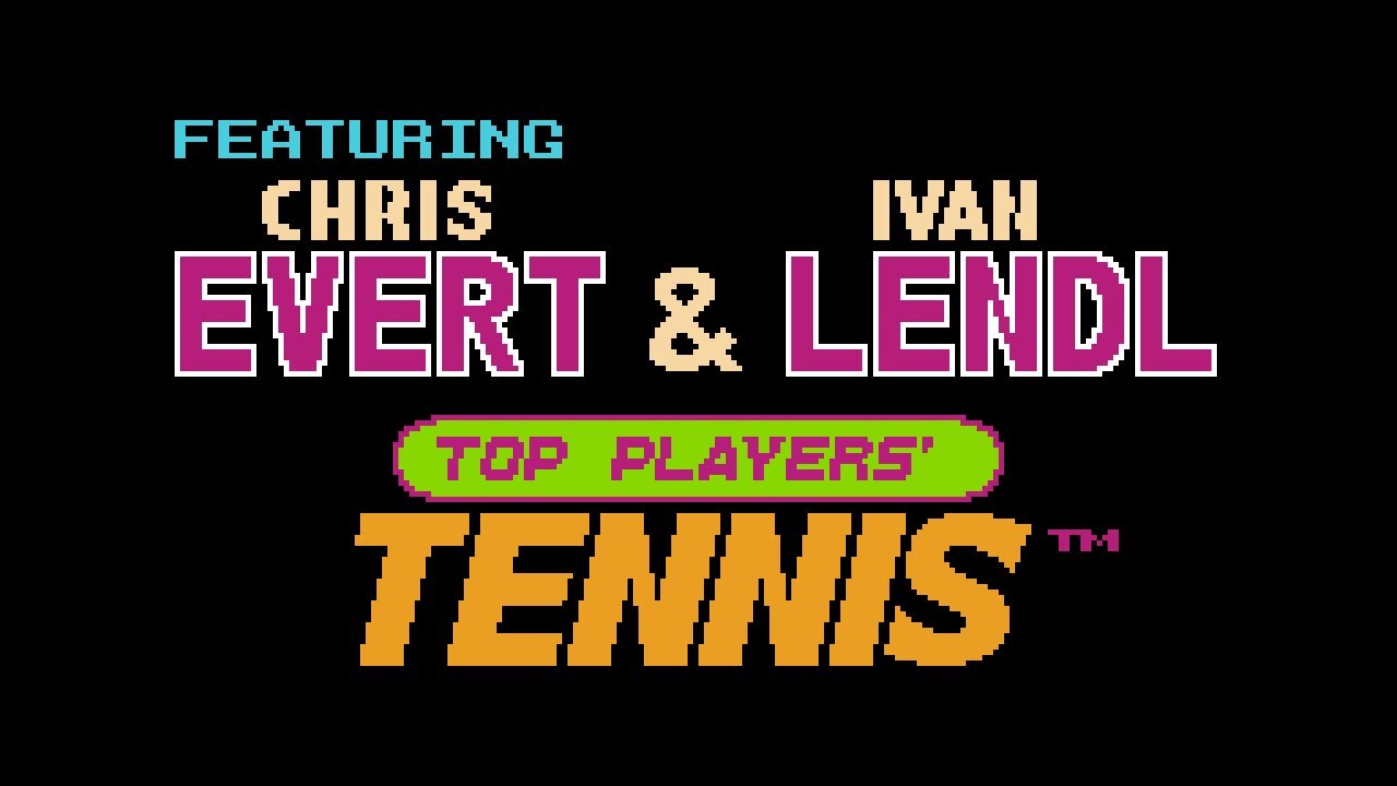 "Top Players' Tennis NINTENDO NES