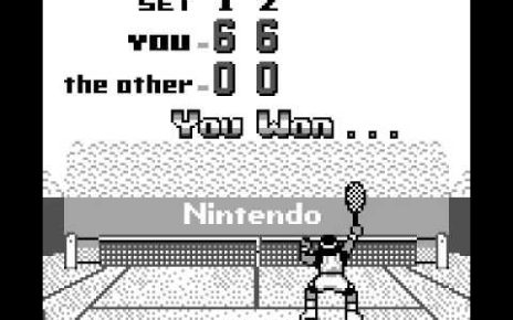 "Top Rank Tennis gameboy