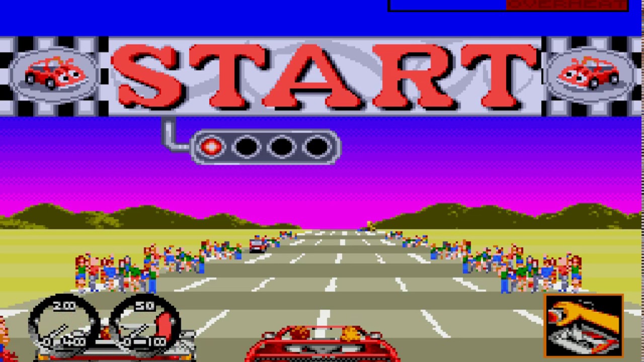 Turbo Outrun MEGADRIVE