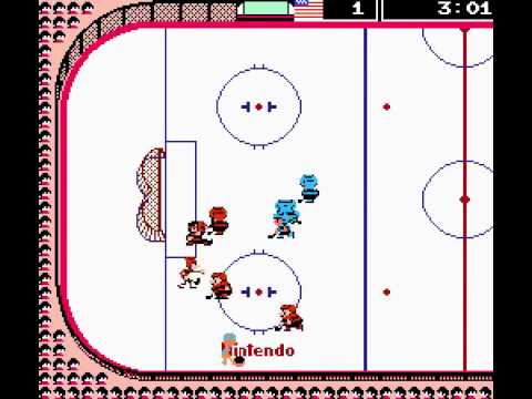 USA Ice Hockey in FC JAPAN" NINTENDO NES