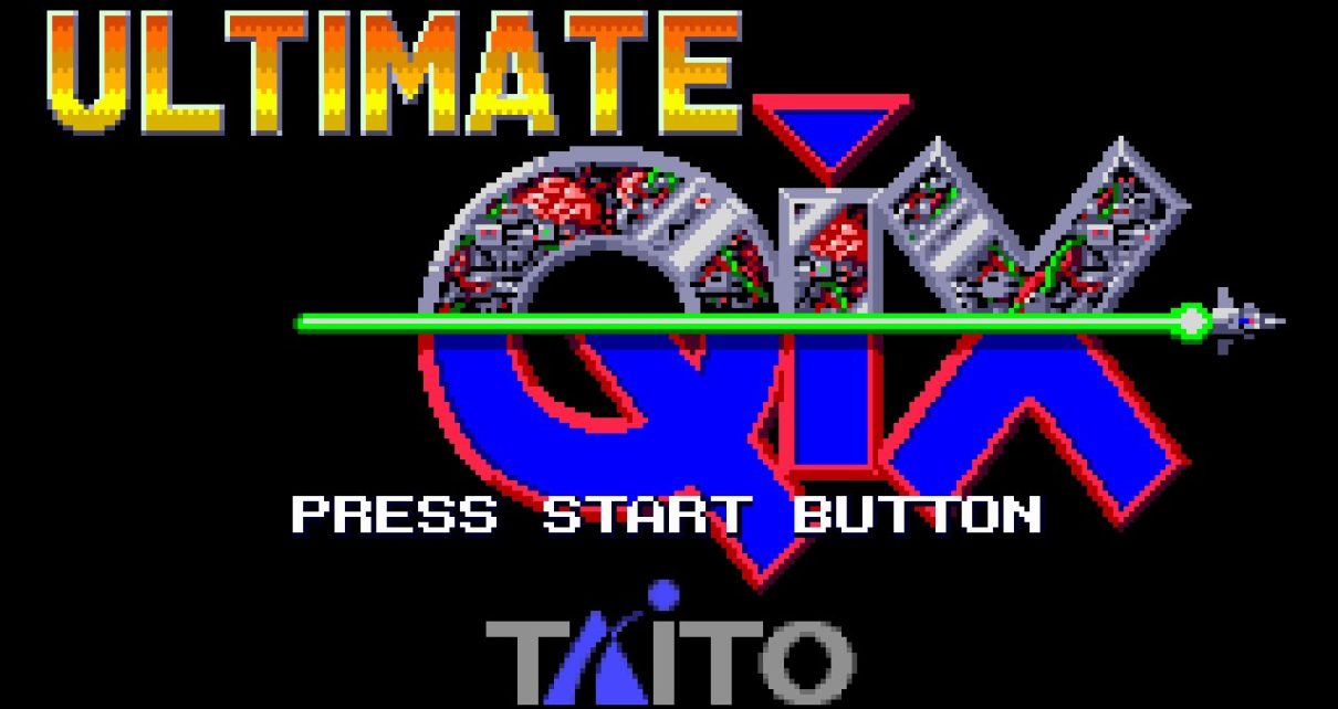 "Ultimate Qix MEGADRIVE