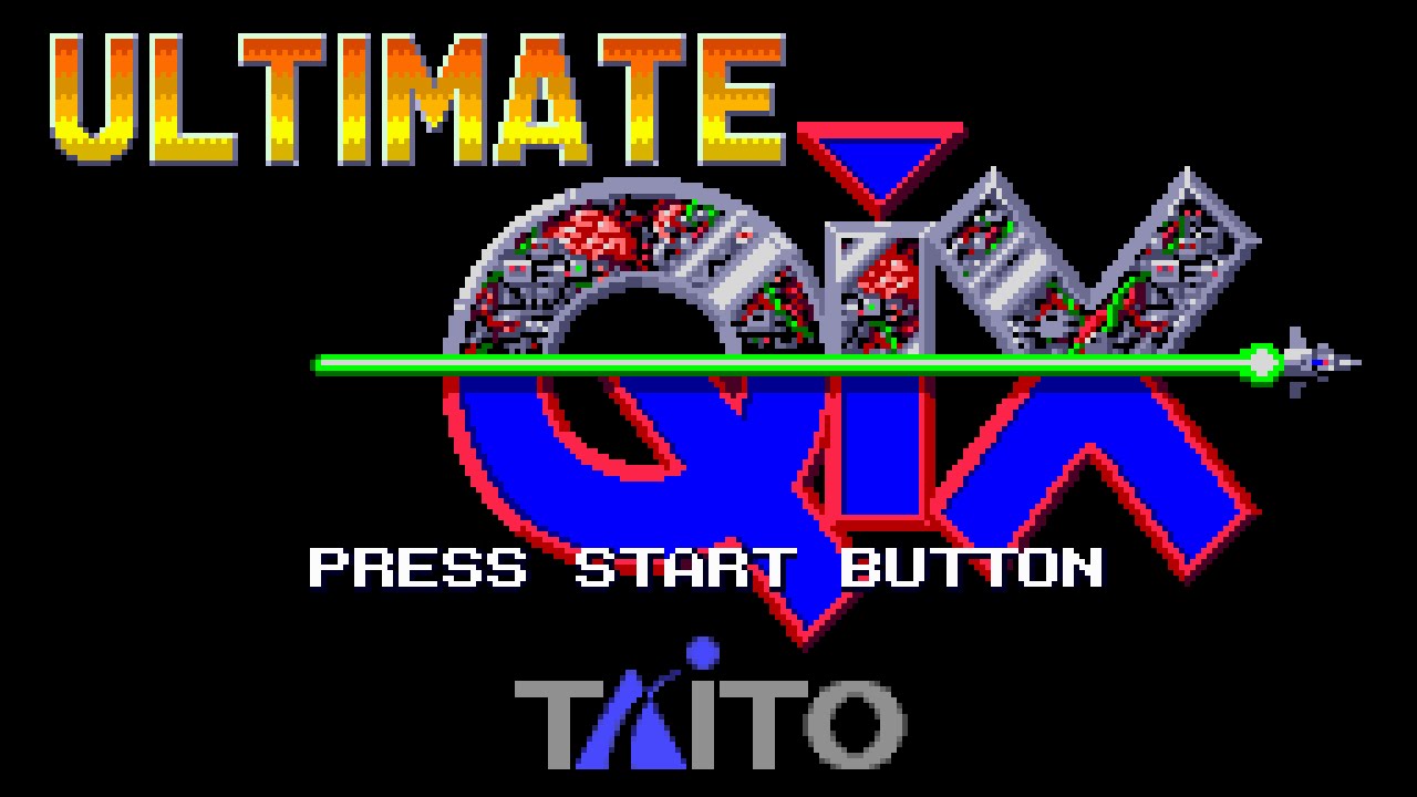 "Ultimate Qix MEGADRIVE