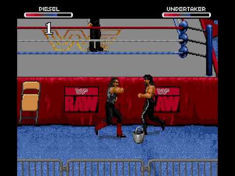 WWF Raw MEGADRIVE