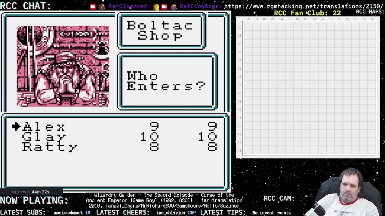 Wizardry Gaiden 2: Curse of the Ancient Emperor gameboy
