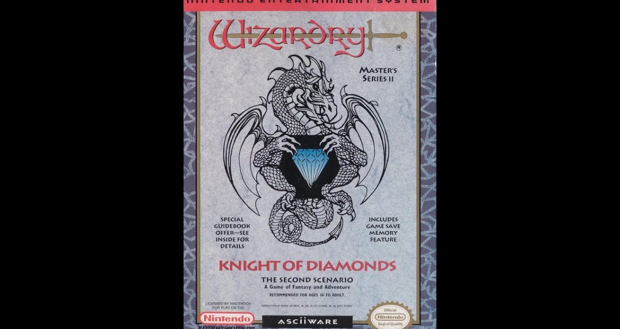 "Wizardry II: The Knight of Diamonds NINTENDO NES