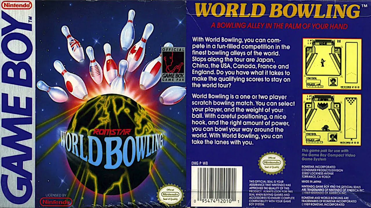 World Bowling gameboy