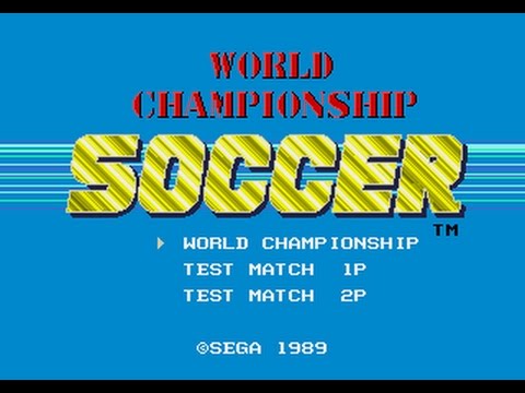 World Championship Soccer IINA" MEGADRIVE