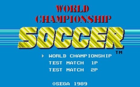 "World Championship Soccer MEGADRIVE