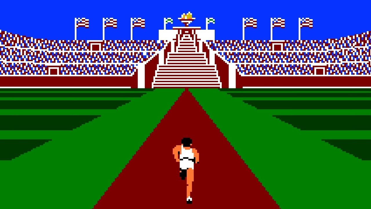 World Class Track Meet NINTENDO NES