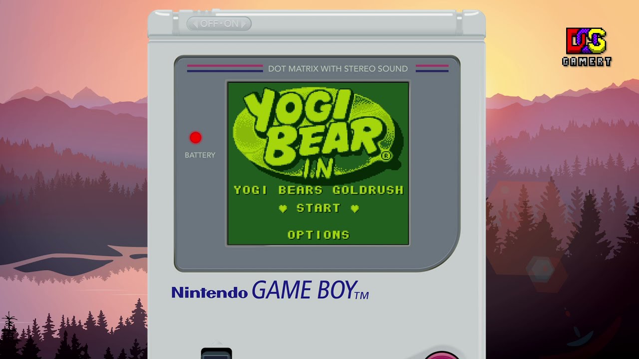 Yogi Bear in Yogi Bear's Goldrush EU" gameboy