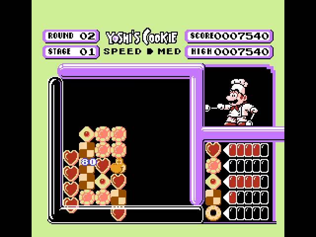 "Yoshi's Cookie NINTENDO NES