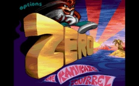 Zero the Kamikaze Squirrel MEGADRIVE