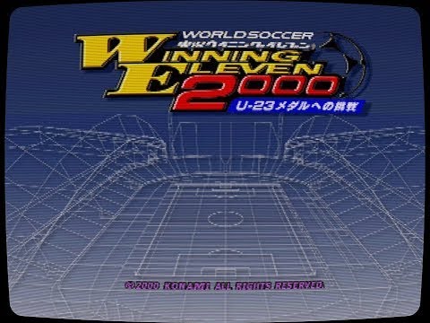 •World Soccer Jikkyou Winning Eleven 2000: U-23 Medal Heno ChousenJP" PLAY STATION 1 PS1