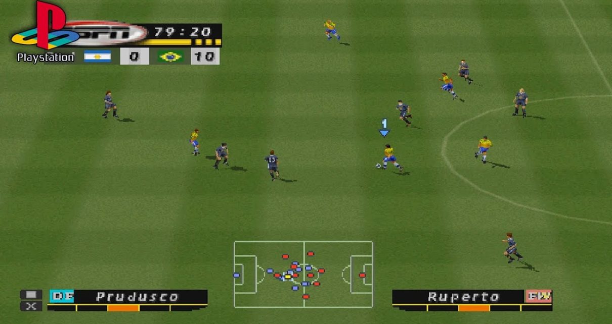 ESPN MLS GameNight PLAY STATION 1 PS1