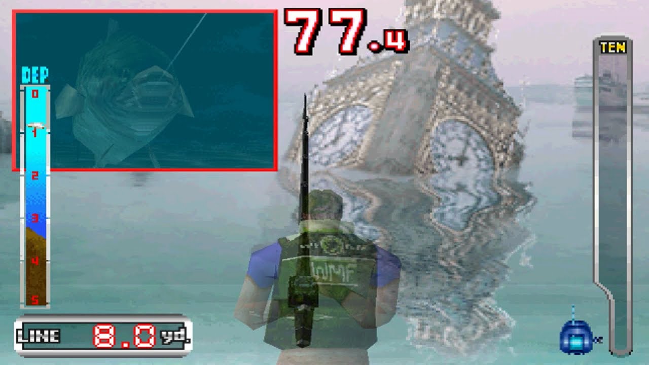 "Fisherman's Bait 2: Big Ol' Bass PLAY STATION 1 PS1