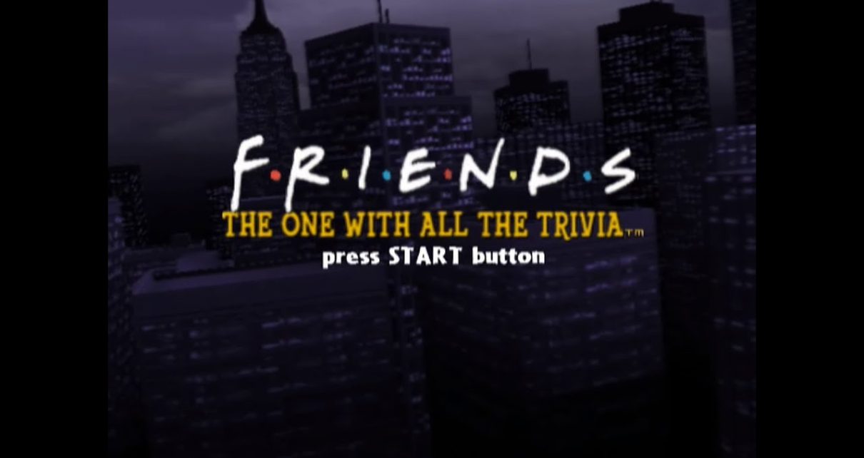 Friends: The One with All the Trivia PLAYSTATION 2